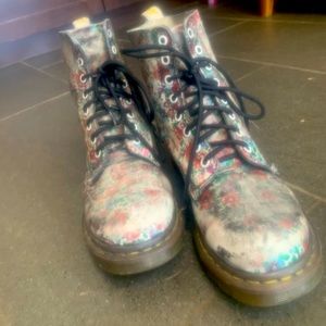 Weathered doc martens